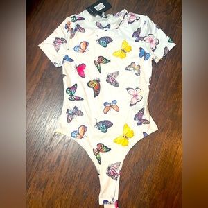 Fashion Nova Butterfly Bodysuit